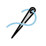 Sewing Needle SVG Icon